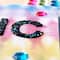 12 Pack: Black AB Letter Bling Sticker by Recollections®